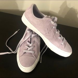 light purple Converse (never worn)